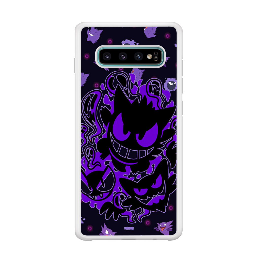 Pokemon Scary Smile from Gengar Samsung Galaxy S10 Case