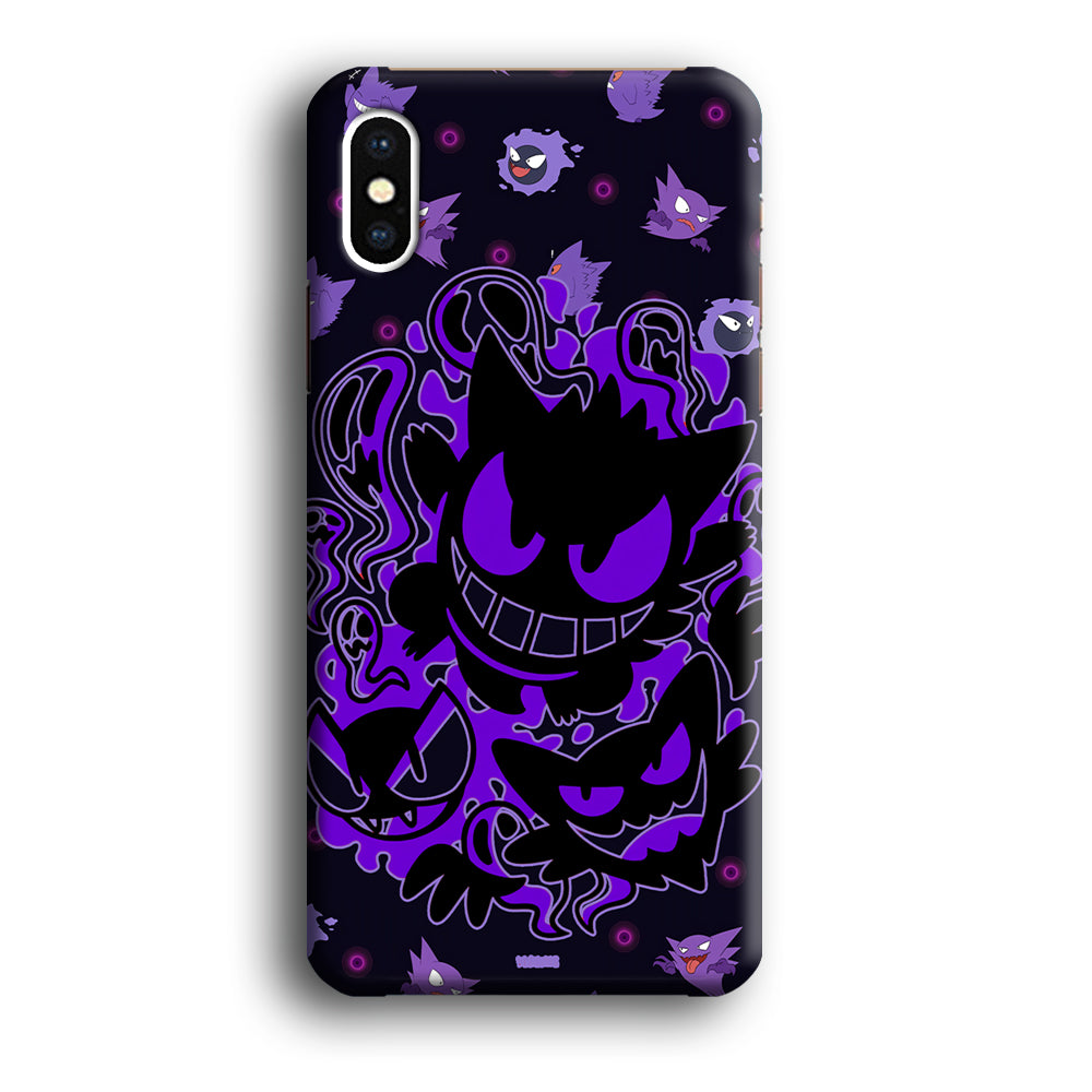 Pokemon Scary Smile from Gengar iPhone XS Case