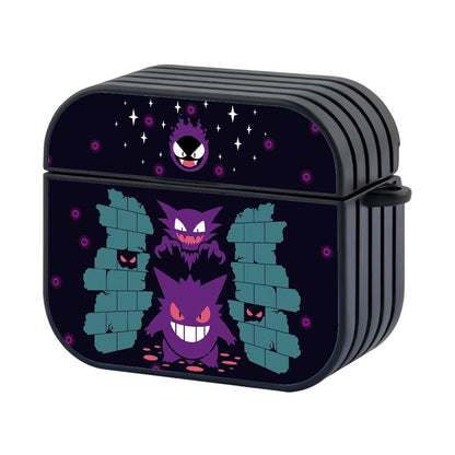 Pokemon The Masterpiece of Gengar Apple Airpods 4 Case Black