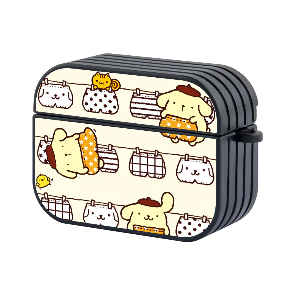 Pompompurin Drying Clothes Daily Apple AirPods Pro 2 Case
