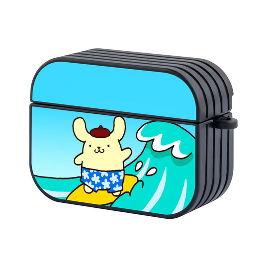 Pompompurin Surfing Style Apple AirPods Pro 3 Case