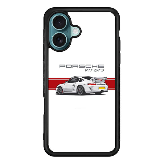 Porsche 911 GT3 Stripe Car iPhone 17 Case