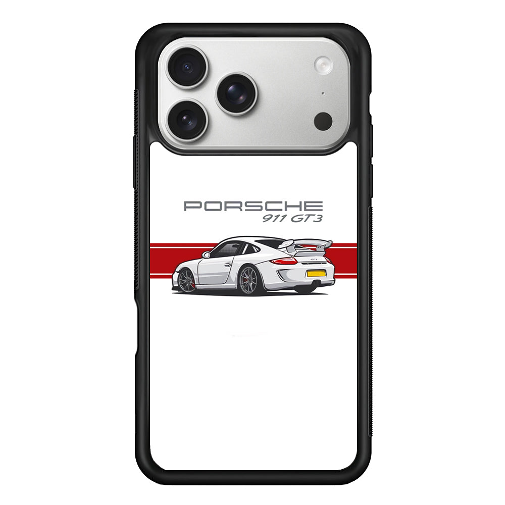 Porsche 911 GT3 Stripe Car iPhone 17 Pro Max Case