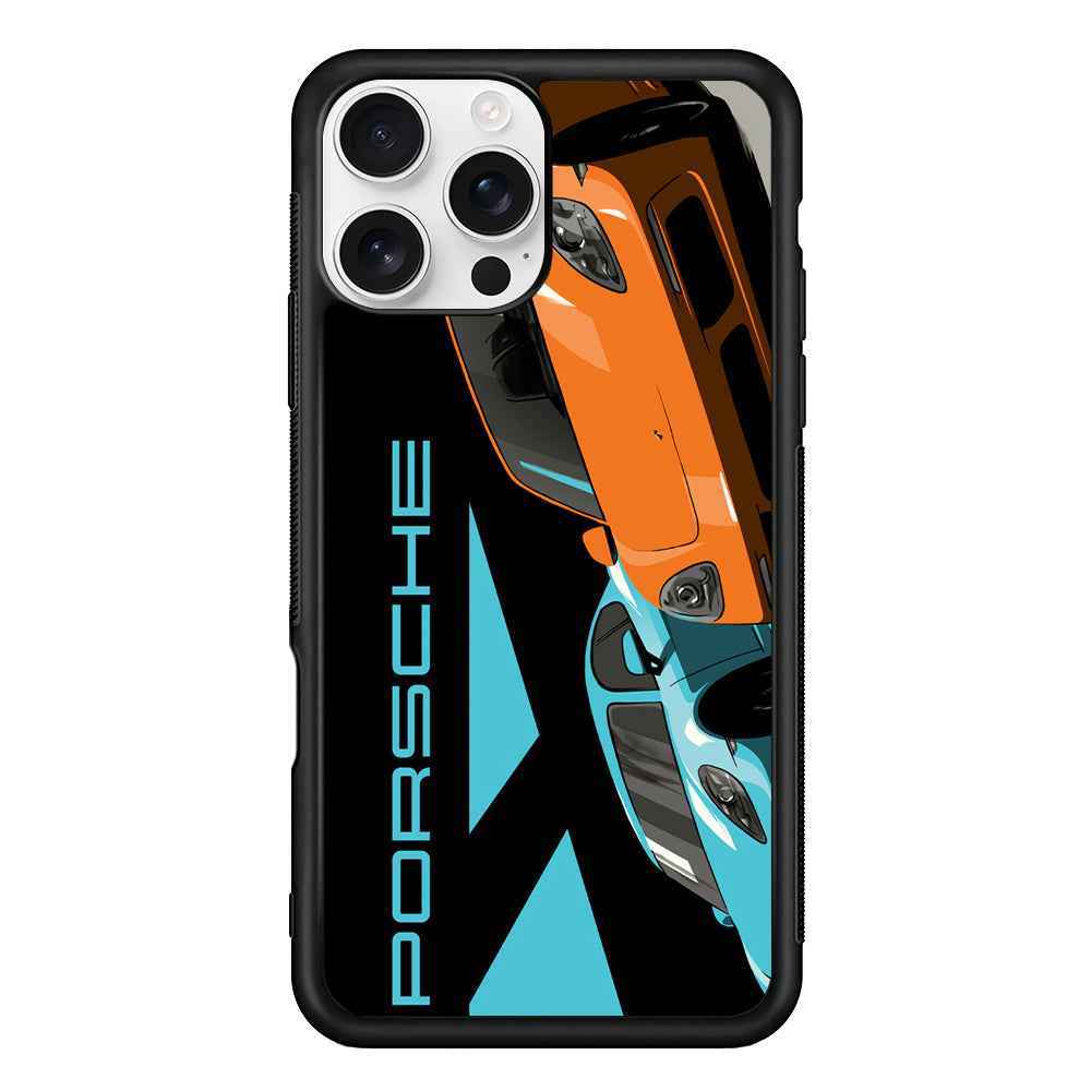 Porsche Corner Art iPhone 16 Pro Max Case