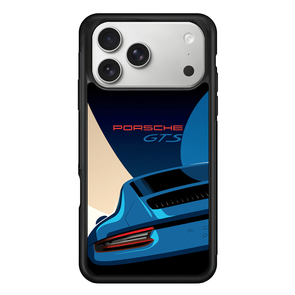 Porsche GTS Cartoon Mode iPhone 17 Pro Max Case