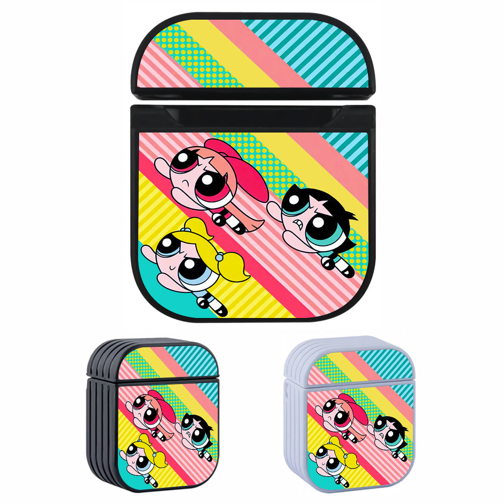 Power Puff Girls Abstract Pattern Apple Airpods Case