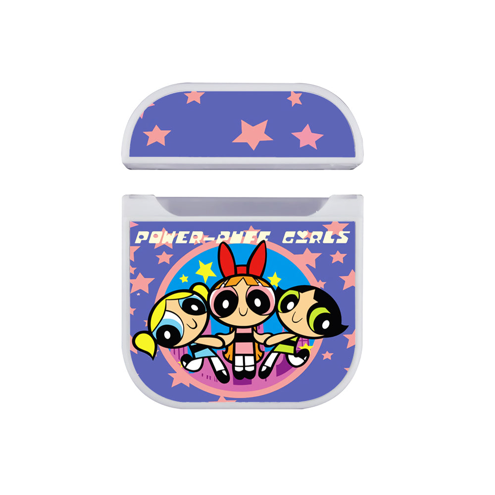 Power Puff Girls Star Team Apple Airpods Case White