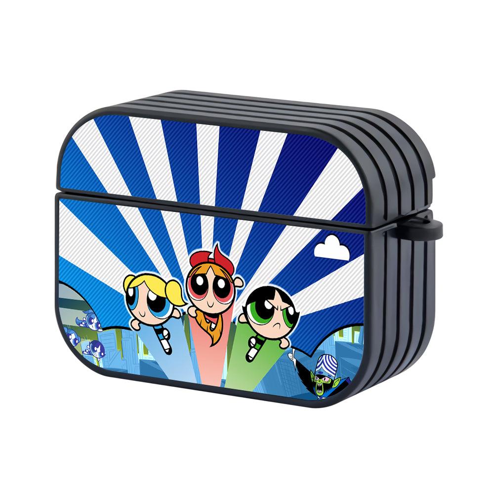 Powerpuff Girls Battle Against Mojo Apple Airpods Pro Case Black