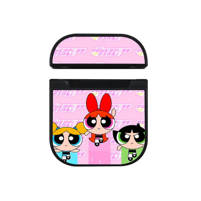 Powerpuff Girls Blossom Bubbles Buttercup Apple Airpods Case Black