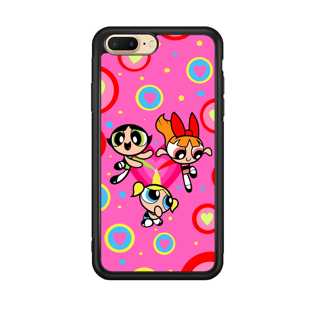 Powerpuff Girls Doodle Of Love iPhone 8 Plus Case