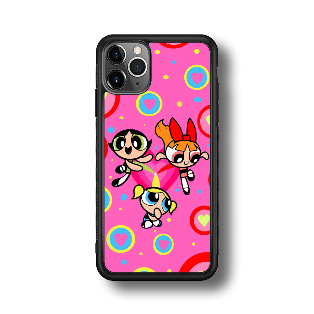 Powerpuff Girls Doodle Of Love iPhone 11 Pro Case