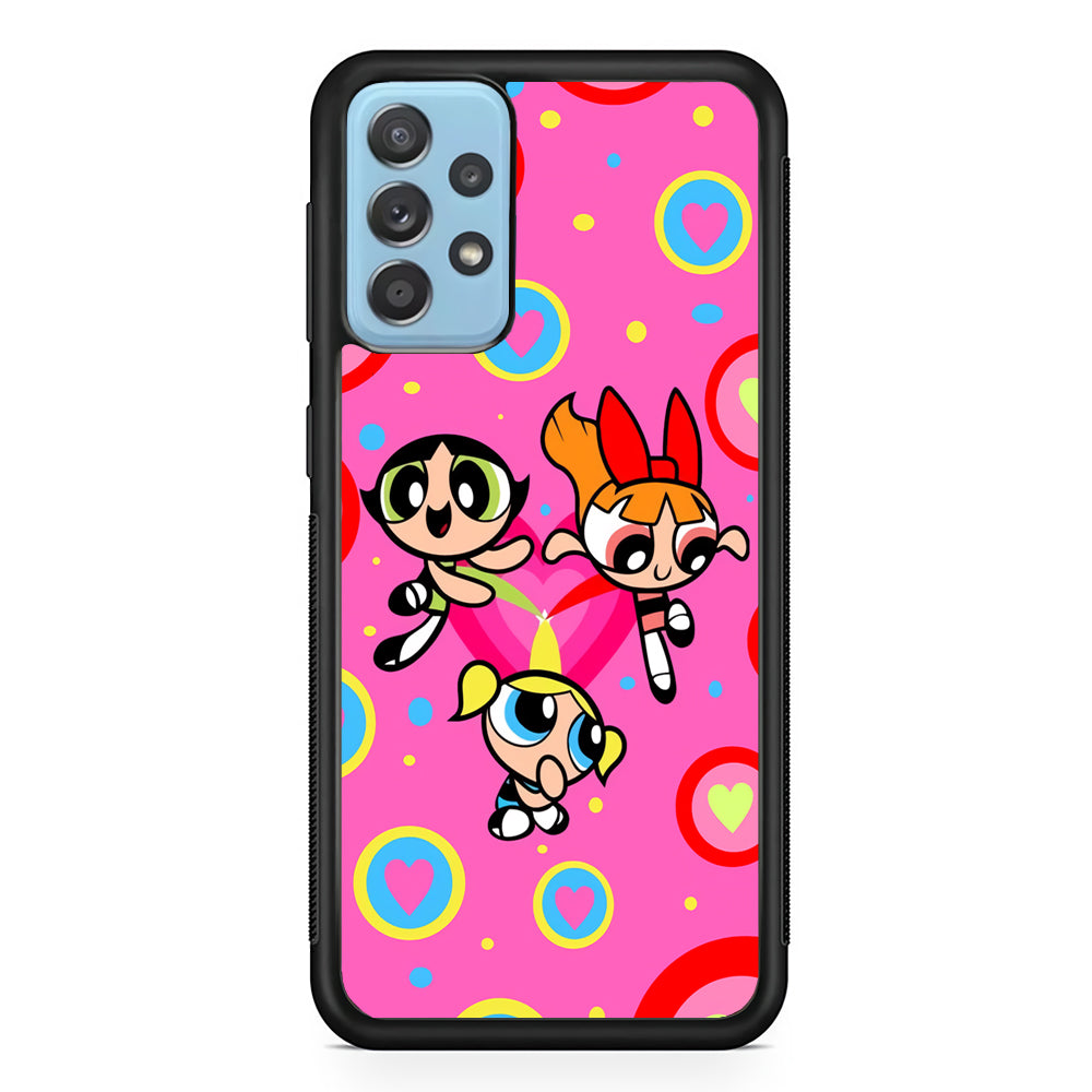 Powerpuff Girls Doodle Of Love Samsung Galaxy A52 Case