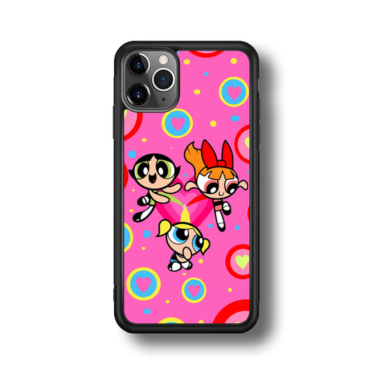 Powerpuff Girls Doodle Of Love iPhone 11 Pro Max Case