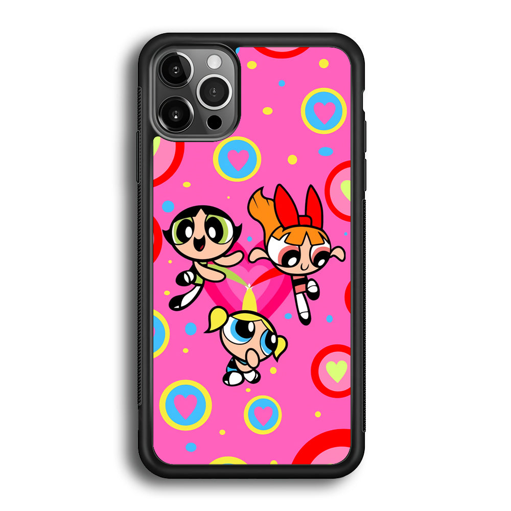 Powerpuff Girls Doodle Of Love iPhone 12 Pro Max Case