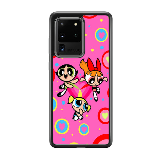 Powerpuff Girls Doodle Of Love Samsung Galaxy S20 Ultra Case