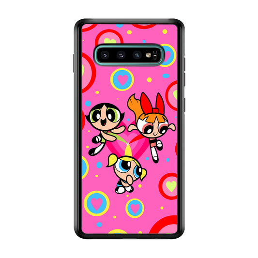 Powerpuff Girls Doodle Of Love Samsung Galaxy S10 Case