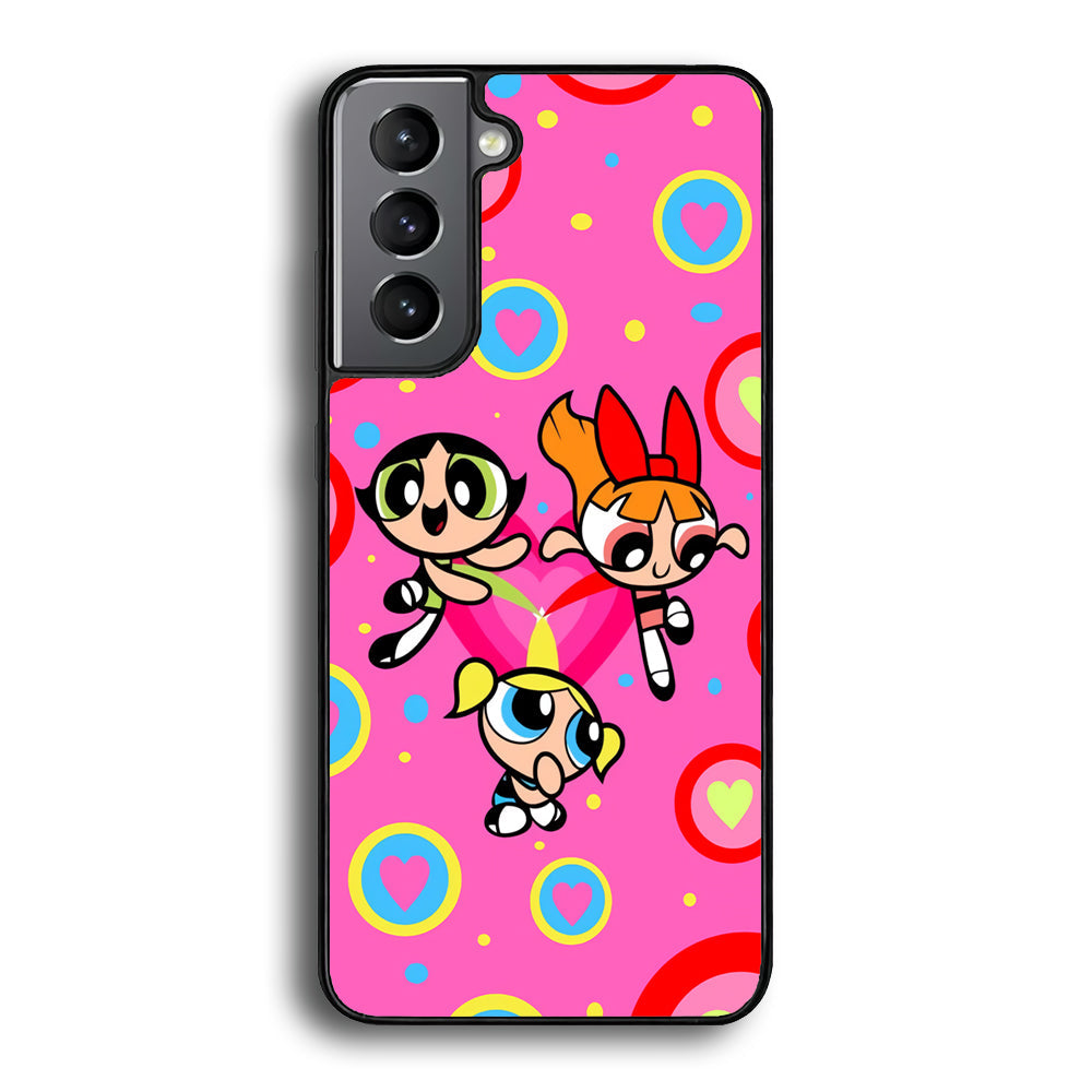 Powerpuff Girls Doodle Of Love Samsung Galaxy A15 Case - Carneyforia