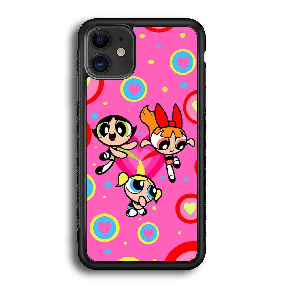 Powerpuff Girls Doodle Of Love iPhone 12 Case