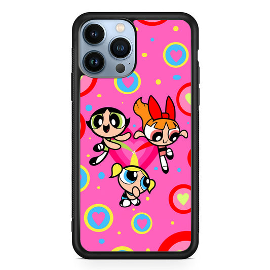 Powerpuff Girls Doodle Of Love iPhone 13 Pro Max Case