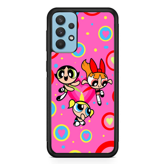 Powerpuff Girls Doodle Of Love Samsung Galaxy A32 Case