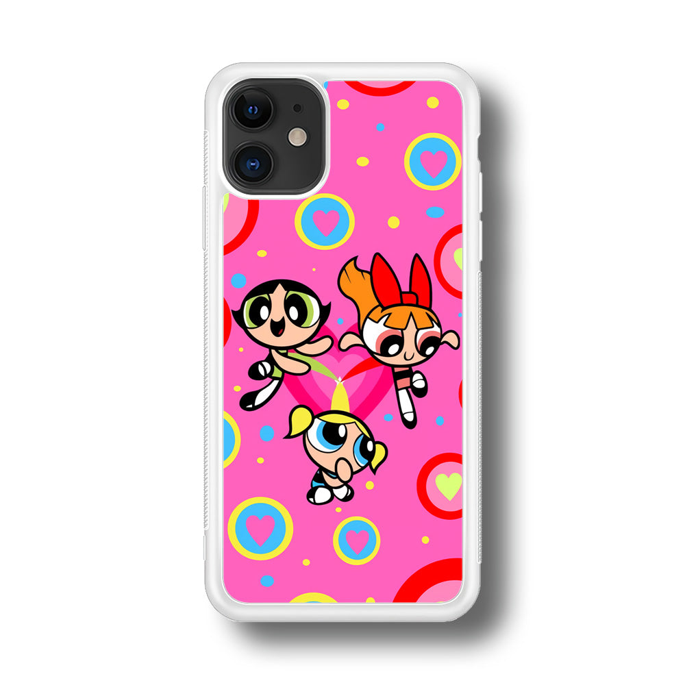 Powerpuff Girls Doodle Of Love iPhone 11 Case