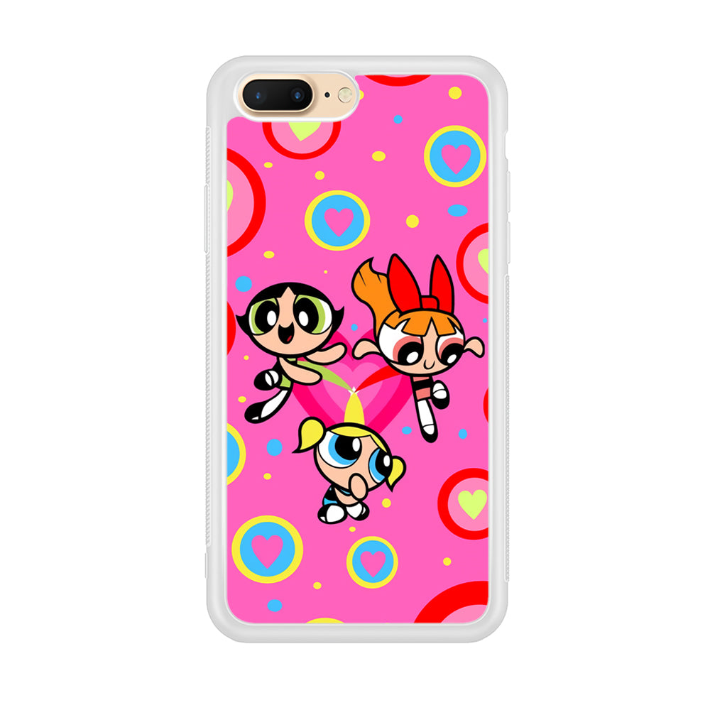 Powerpuff Girls Doodle Of Love iPhone 8 Plus Case