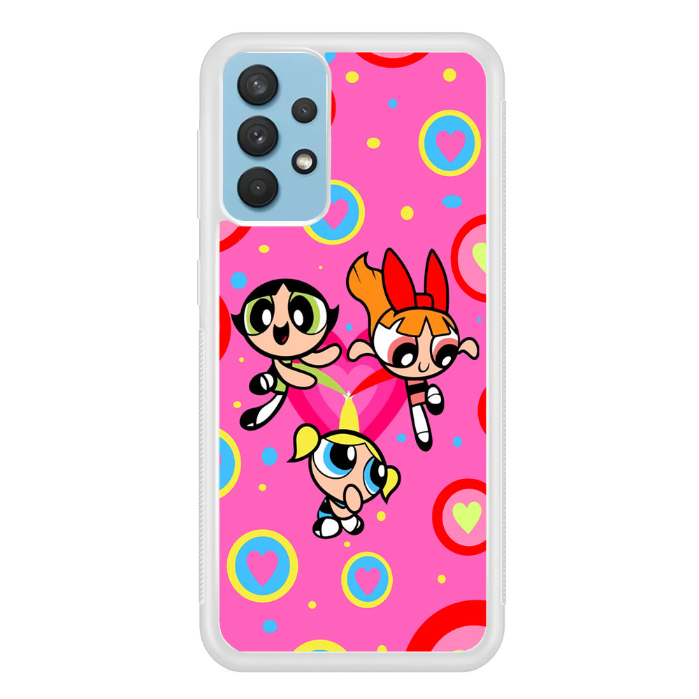 Powerpuff Girls Doodle Of Love Samsung Galaxy A32 Case