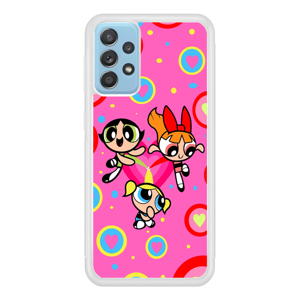 Powerpuff Girls Doodle Of Love Samsung Galaxy A72 Case