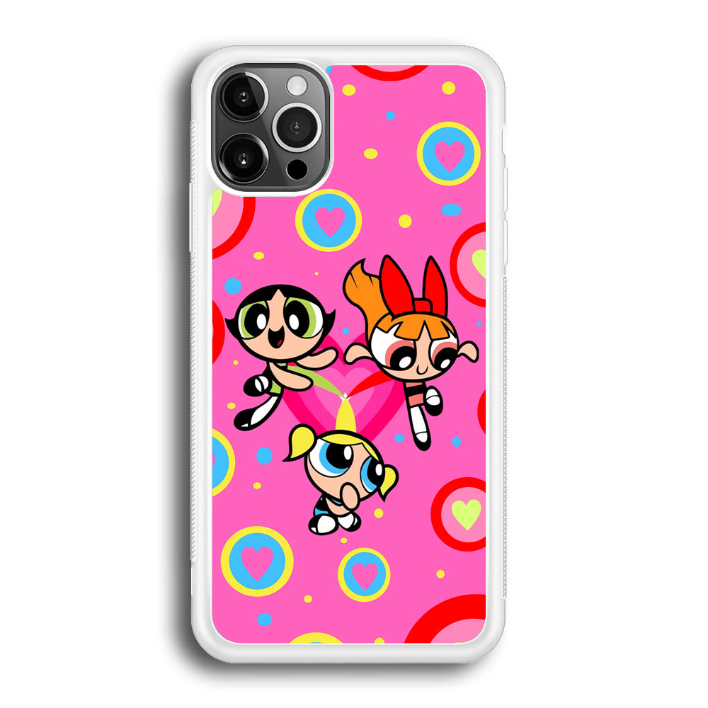 Powerpuff Girls Doodle Of Love iPhone 12 Pro Case