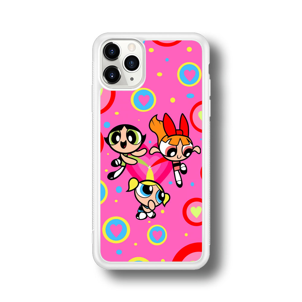 Powerpuff Girls Doodle Of Love iPhone 11 Pro Max Case