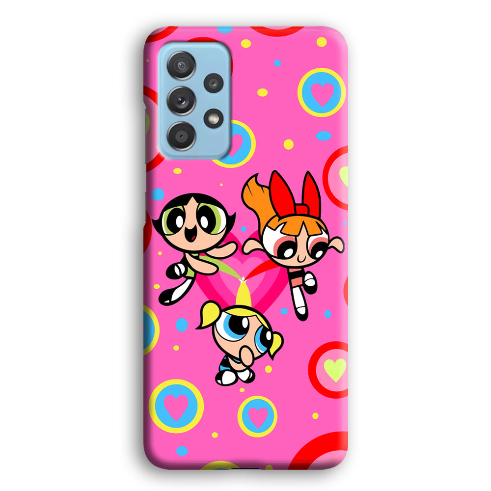 Powerpuff Girls Doodle Of Love Samsung Galaxy A52 Case