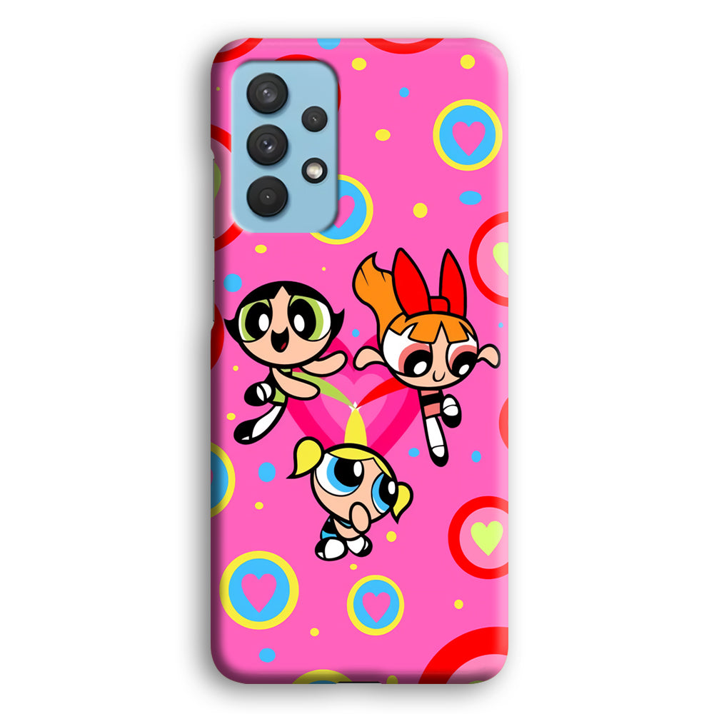 Powerpuff Girls Doodle Of Love Samsung Galaxy A32 Case