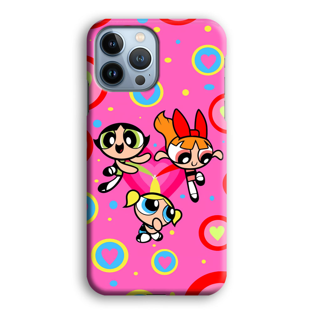 Powerpuff Girls Doodle Of Love iPhone 13 Pro Max Case