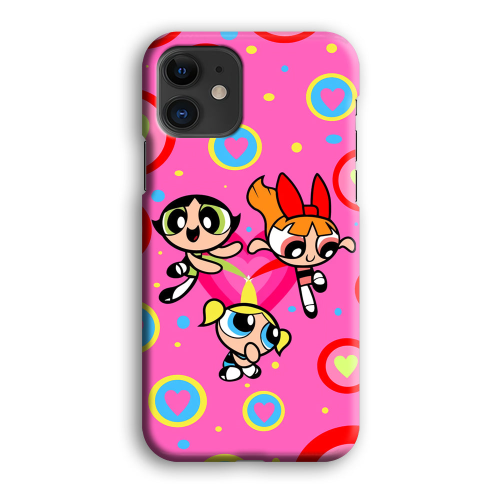 Powerpuff Girls Doodle Of Love iPhone 12 Case