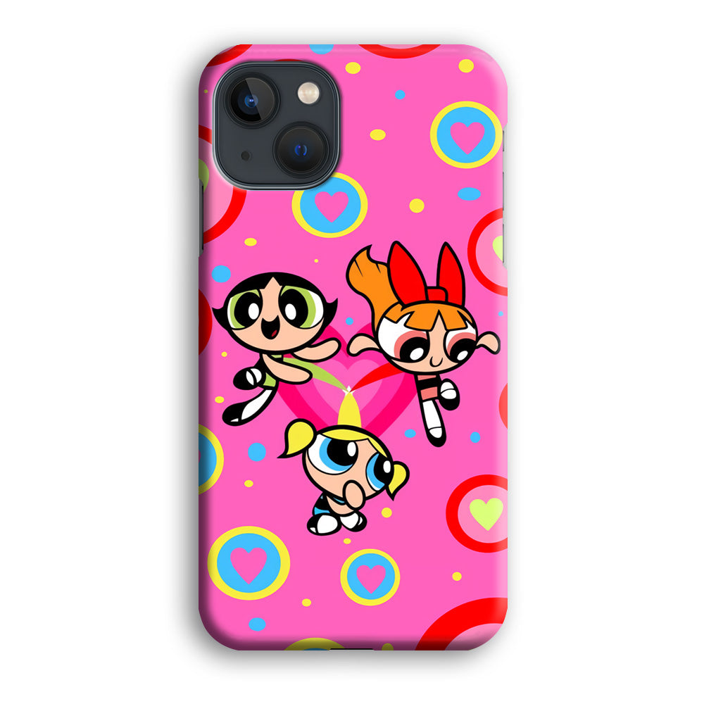 Powerpuff Girls Doodle Of Love iPhone 13 Case