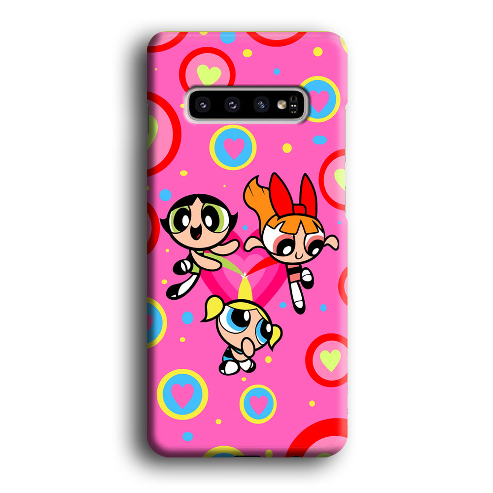 Powerpuff Girls Doodle Of Love Samsung Galaxy S10 Case