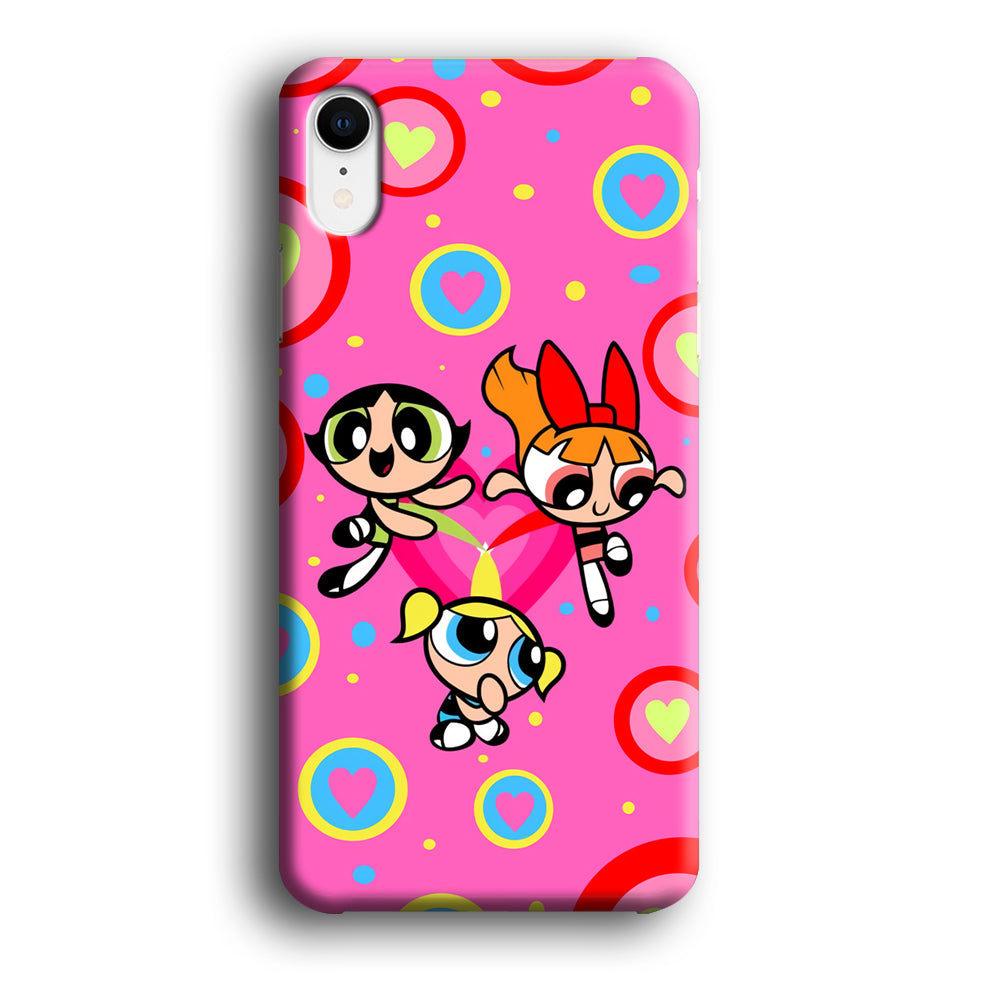 Powerpuff Girls Doodle Of Love iPhone XR Case