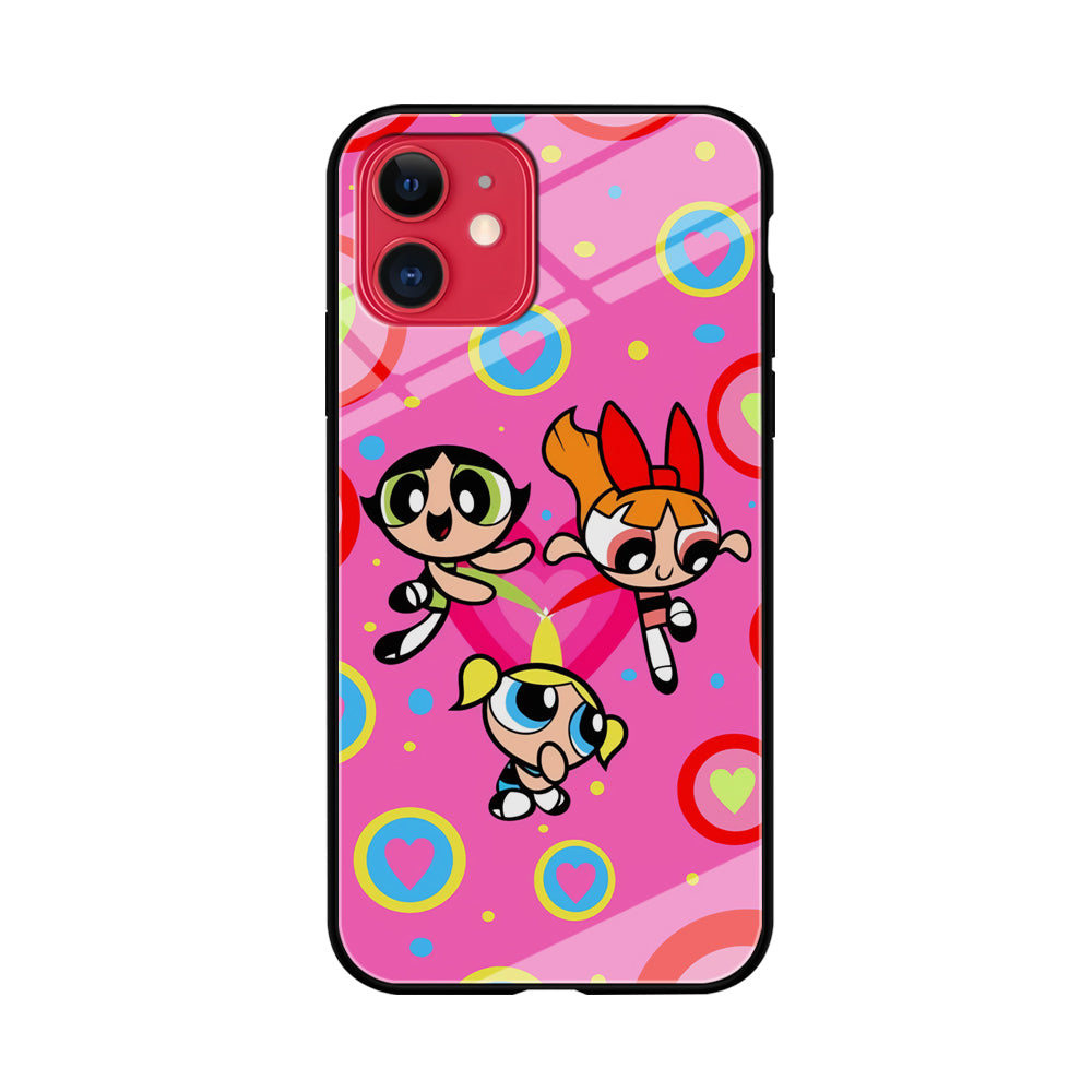 Powerpuff Girls Doodle Of Love iPhone 11 Case