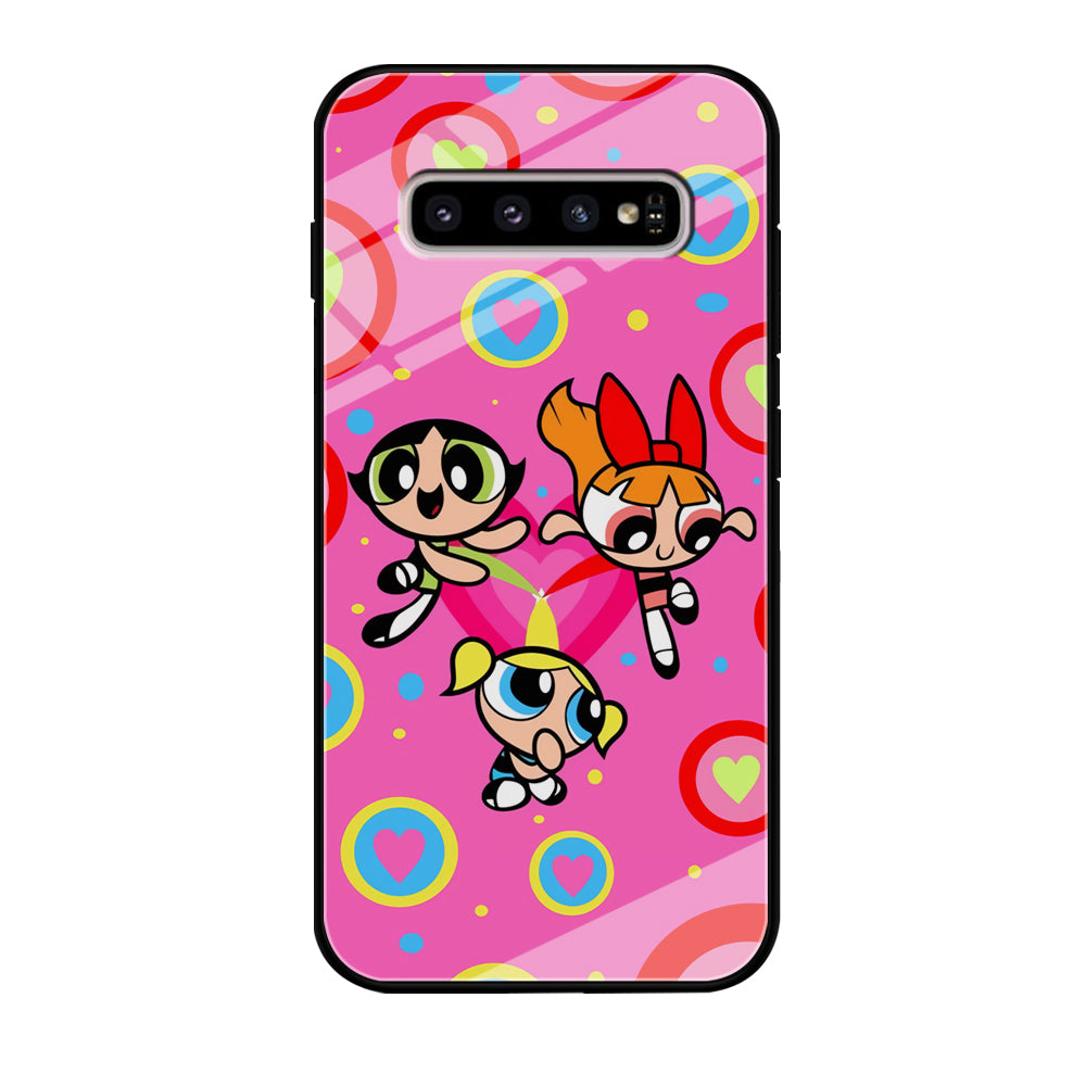 Powerpuff Girls Doodle Of Love Samsung Galaxy S10 Case