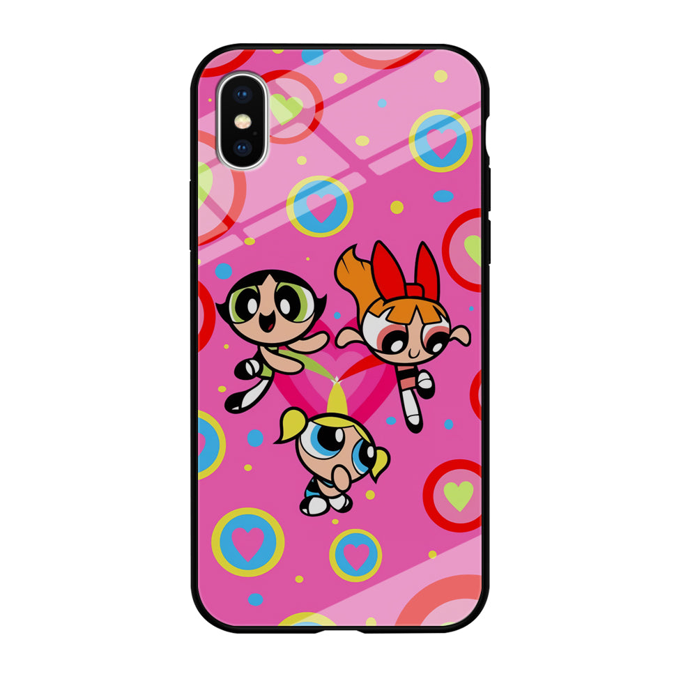 Powerpuff Girls Doodle Of Love iPhone XS Case