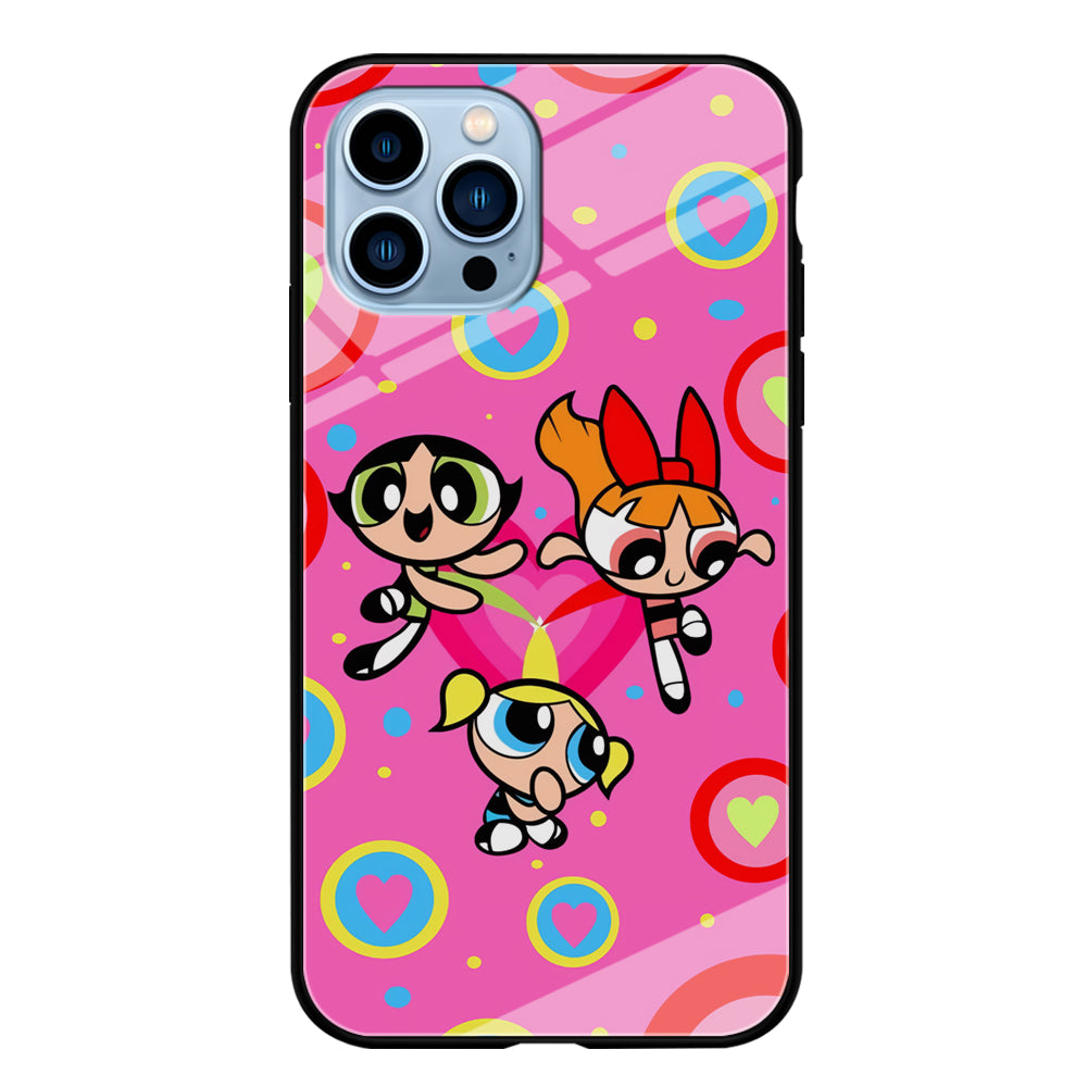 Powerpuff Girls Doodle Of Love iPhone 13 Pro Max Case