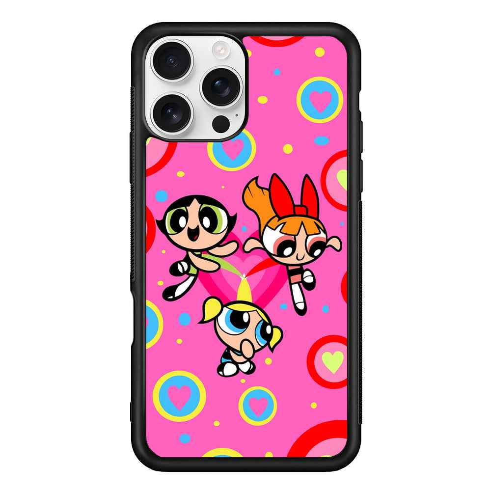 Powerpuff Girls Doodle Of Love iPhone 16 Pro Case
