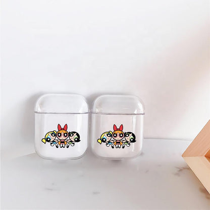 Powerpuff Girls Teammate Apple Airpods Clear Case