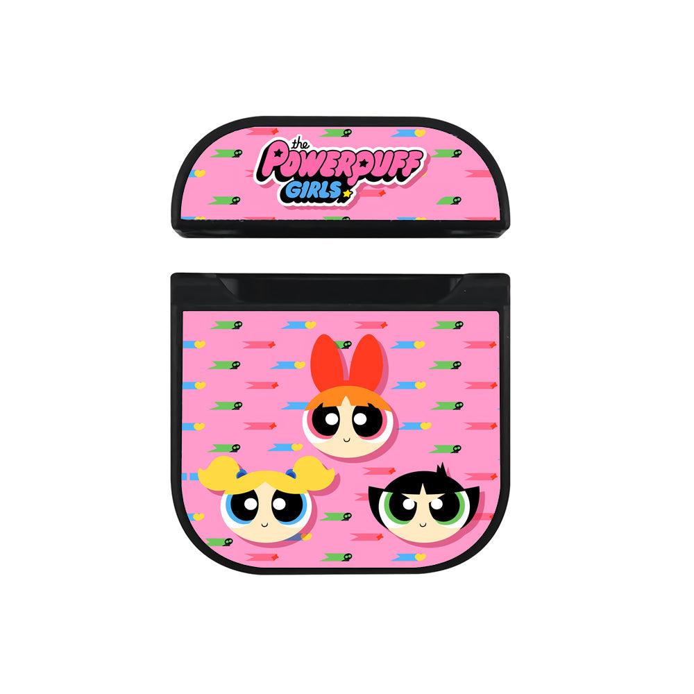 Powerpuff Girls Triangle of Hero Apple Airpods Case Black