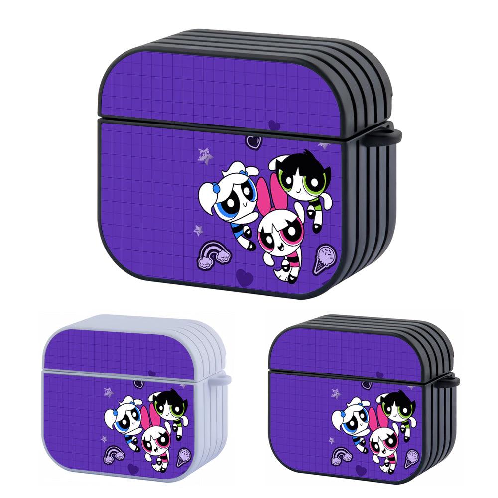 Powerpuff Purple Net Apple Airpods 4 Case