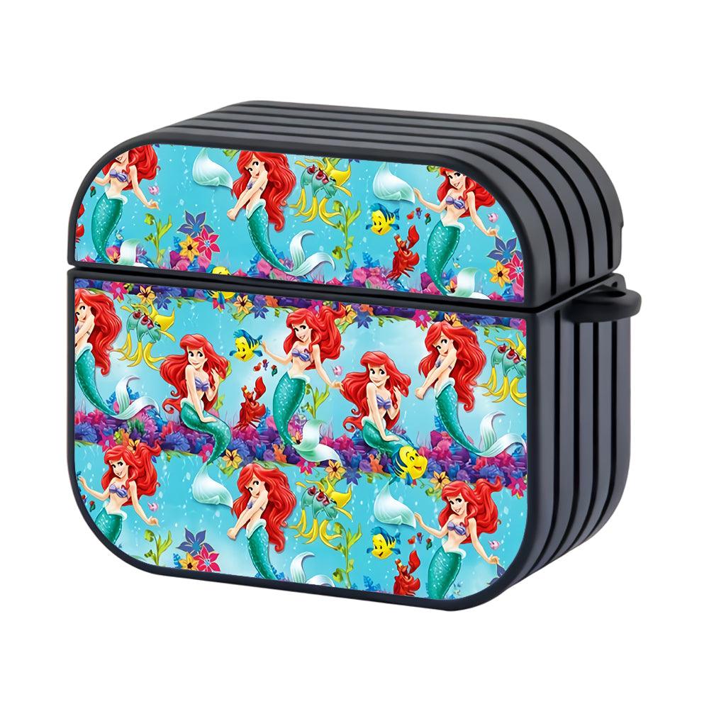 Princesses Mermaid Ariel Apple Airpods 4 Case Black