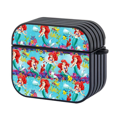 Princesses Mermaid Ariel Apple Airpods 4 Case Black