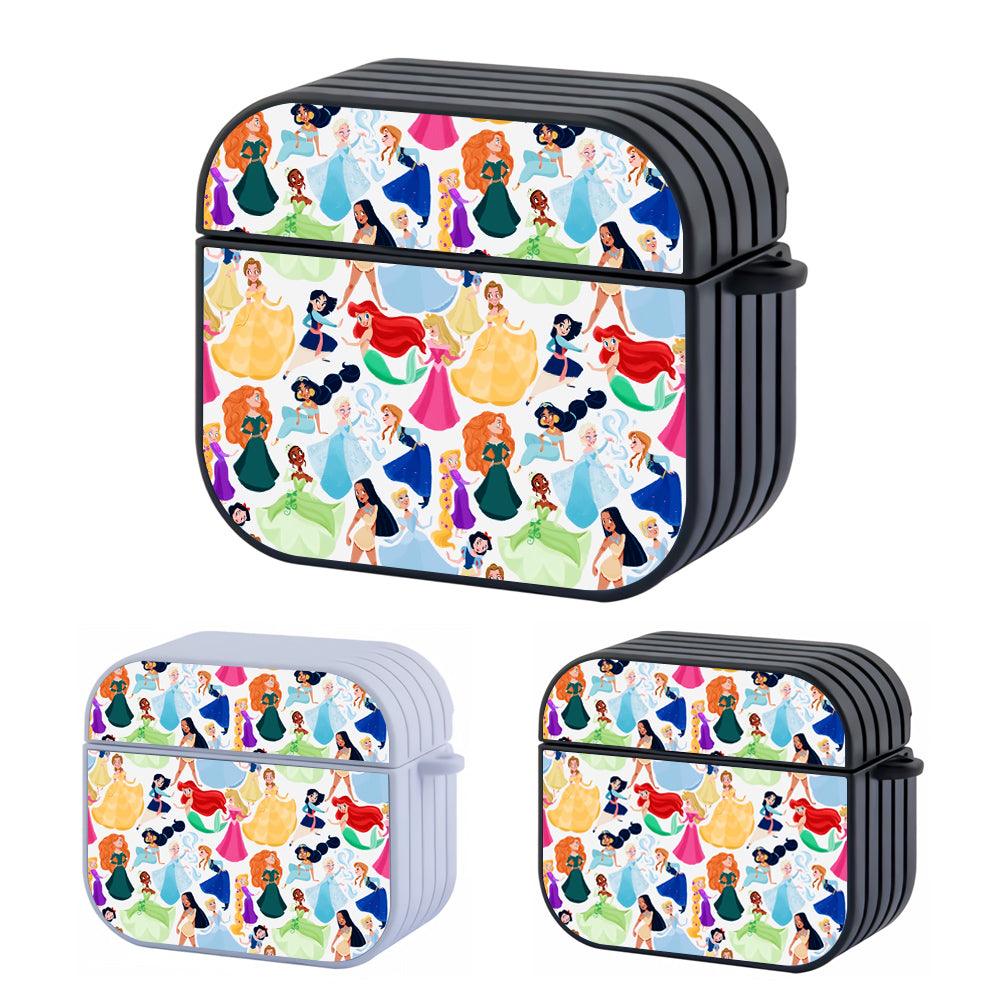 Princesses Pattern Wallpaper Apple Airpods 4 Case
