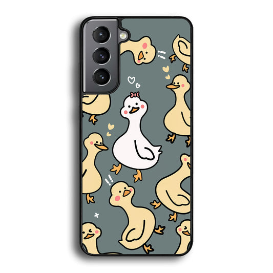 Princess of Duck Patern Wallpaper Samsung Galaxy A15 Case - Carneyforia