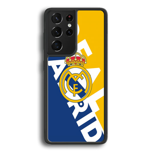 Real Madrid Bold Sensing Samsung Galaxy S21 Ultra Case